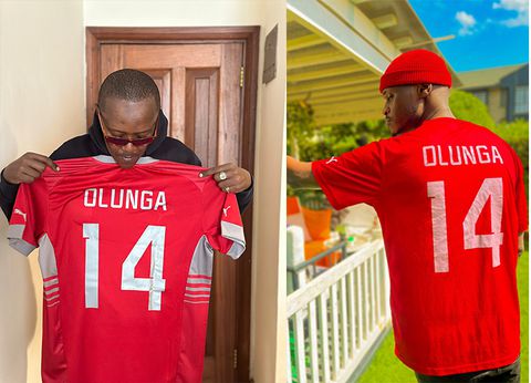 Michael Olunga warms hearts of Kenyan celebrities with special gifts