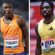 Noah Lyles and Letsile Tebogo