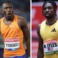 Noah Lyles and Letsile Tebogo