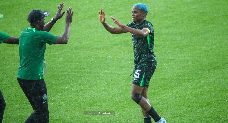 Rasheedat Ajibade was the hero as Nigeria beat Cameroon | Justina Aniefok on X