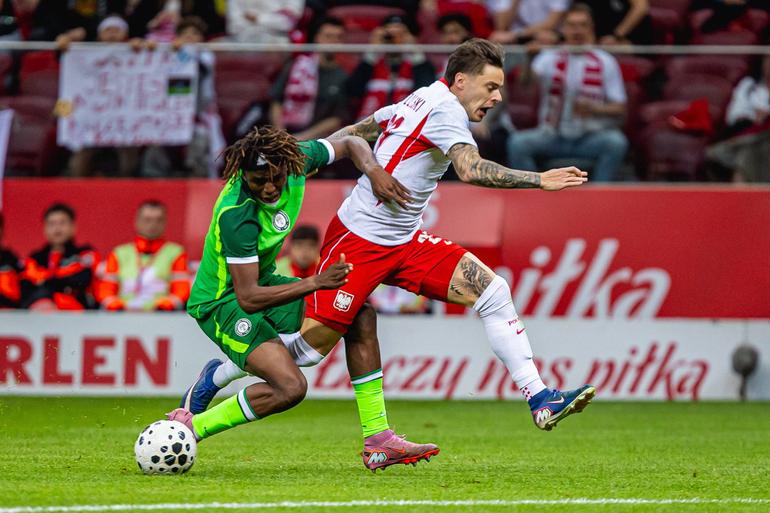 Abdullahi Bewene in action for Nigeria || Imago