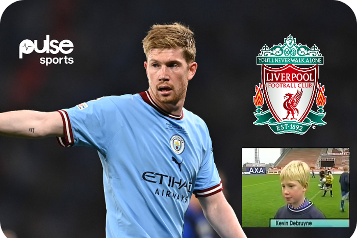 De Bruyne, formerly a Liverpool fan
