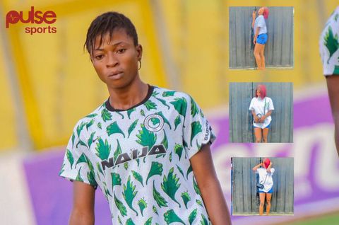 Ajakaye Opeyemi: Nigeria U20 football star breaks internet with hot photos of her beautiful legs