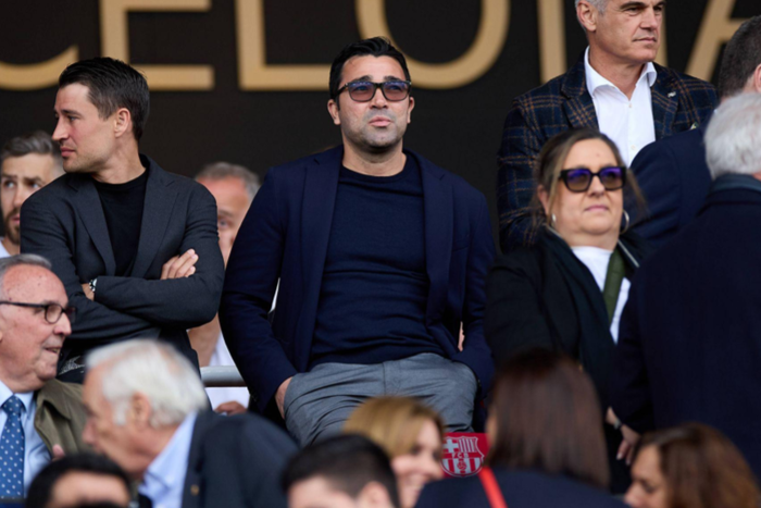 Deco and Bojan Krkic of FC Barcelona, Barca during the Liga EA Sports match between FC Barcelona and Rayo Vallecano at the Estadi Olimpic Lluis Companys on May 19, 2024 || Image credit: Imago