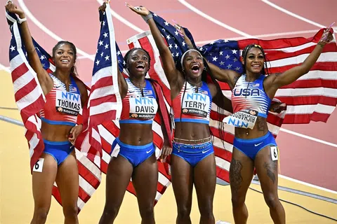 Justin Gatlin reveals how similar America's 4 x100m women's relay team is to the great Usain Bolt-anchored Jamaican ones