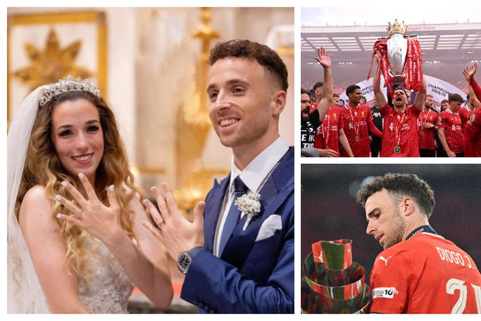 Photos showing 3 happy moments of Liverpool star