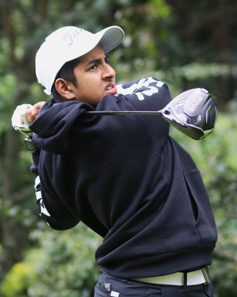 Gross winner Junaid Manji in action during the Clubnite by Murdoch University at Sigona Golf Club, July 2, 2026.