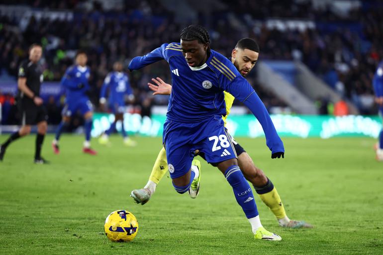 Monga in action for Leicester || imago