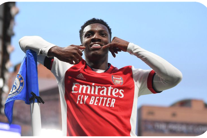 Eddie Nketiah says he is ready to lead Arsenal's attack - Photo Credit || Imago