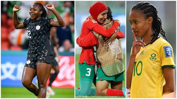 3 — Super Falcons defender Alozie celebrates Africa's historic progress at the FIFAWWC