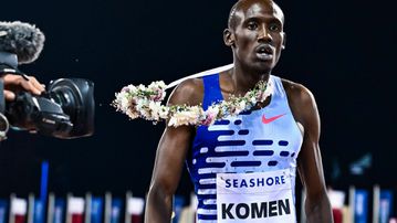 Brian Komen speaks on his magical finishing kick & strategy for men's 1500m semis at Paris Olympics