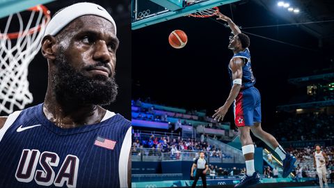 Paris 2024: LeBron James banishes 2004 Olympic demons as Edwards sparks USA to thrash Puerto Rico