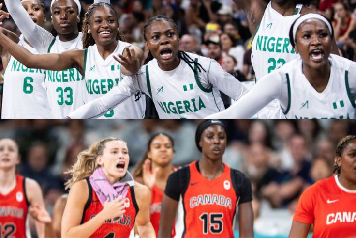 D'Tigress beat Australia and then lost to France, check out when Nigeria will face Canada in their 3rd Paris 2024 Olympic games.(FIBA)