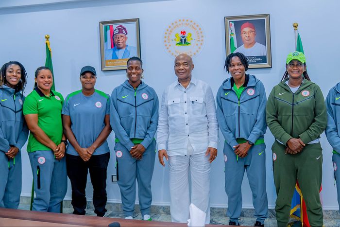 Imo State Governor Hope Uzodimma came under criticism for hosting Super Falcons of Nigeria players from Imo with Igbo ancestry for the WAFCON title.