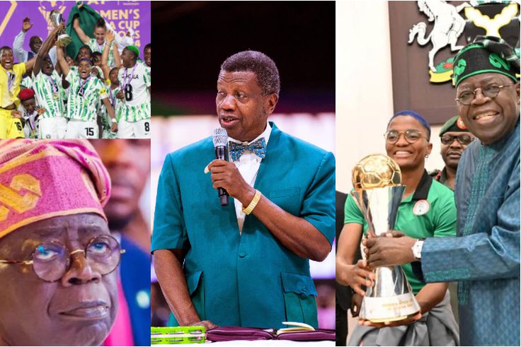 Coach Madugu should get same $100,000 as Super Falcons stars - Pastor Adeboye tells Tinubu