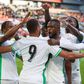 Super Eagles stars celebrating a goal || Imago [Photo Credit]