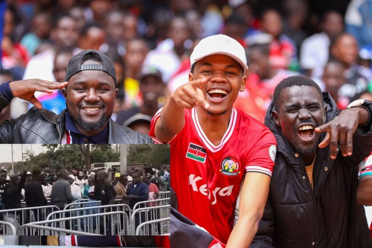 Fans Break Barricades at Kasarani in CHAN 2024 Frenzy Before Kenya vs DR Congo