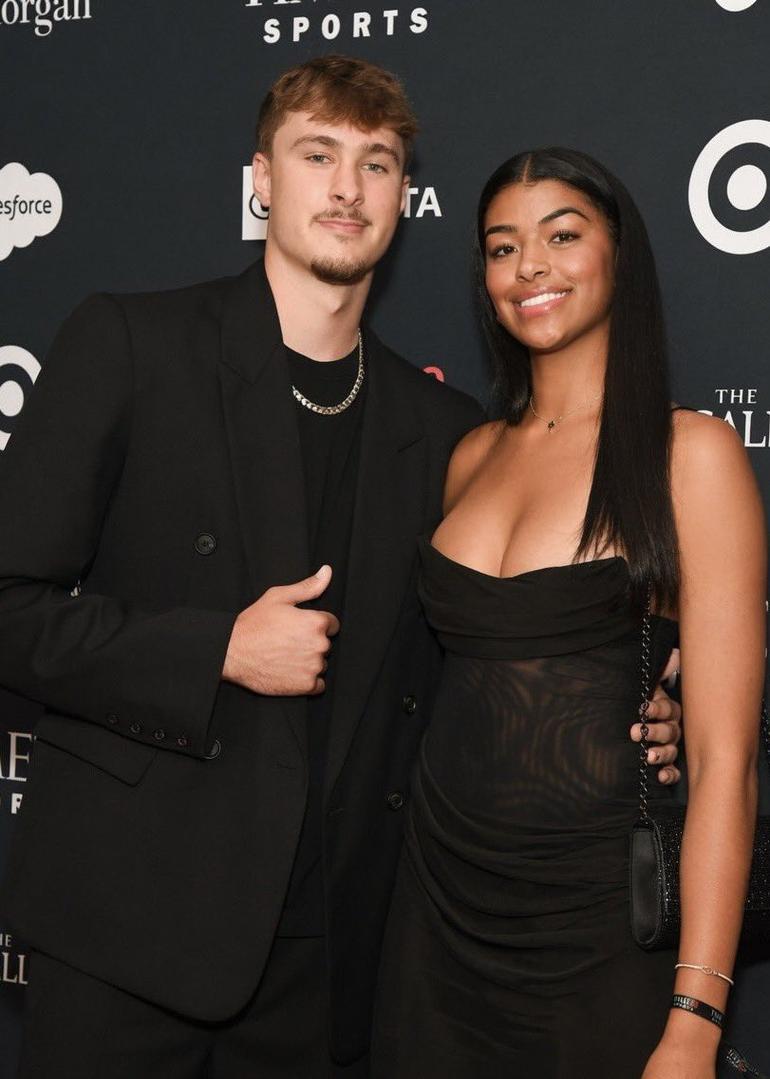 Arianna Roberson and her boyfriend Cooper Flagg