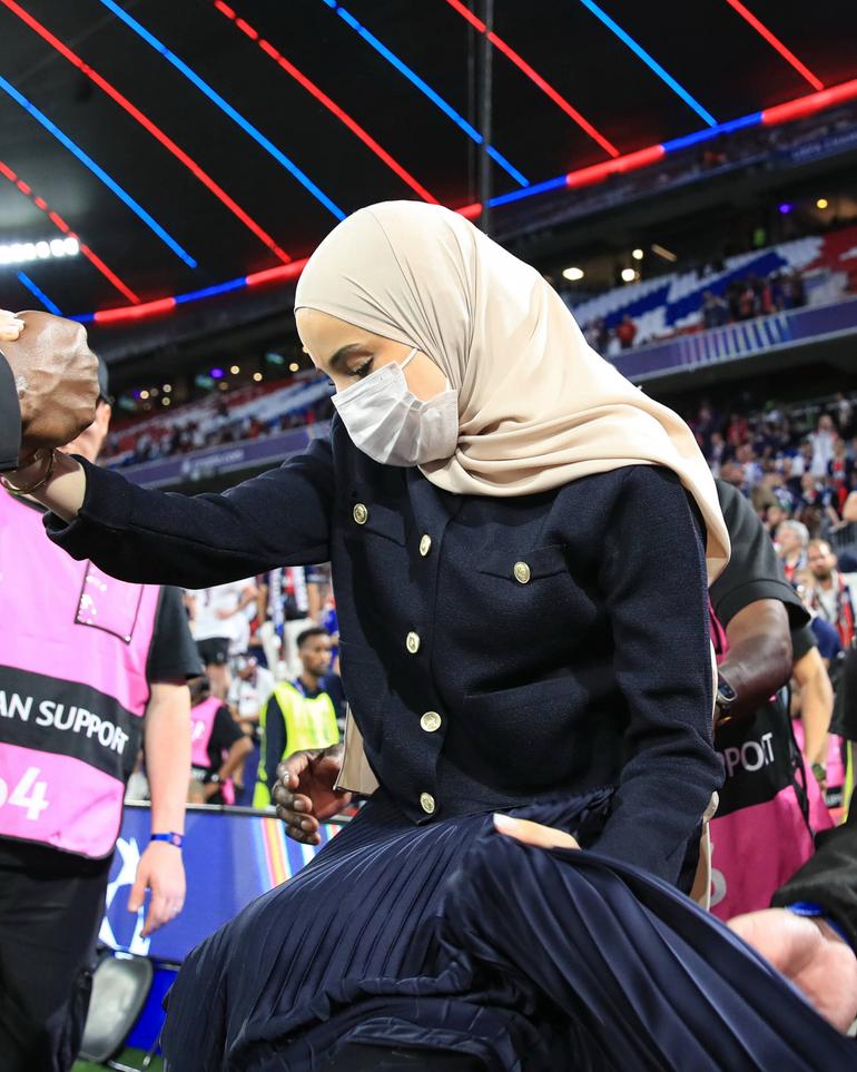 Ousmane Dembele's wife Rima Edbouche