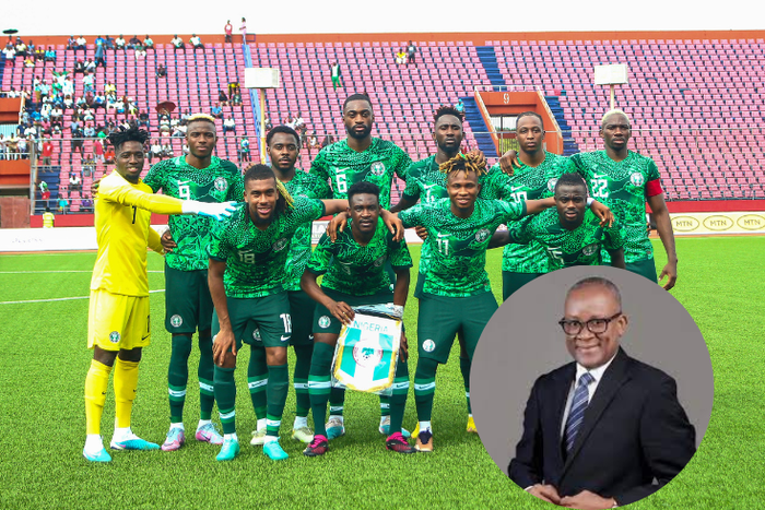 Minister of Sports, John Owan Enoh begs the Super Eagles.