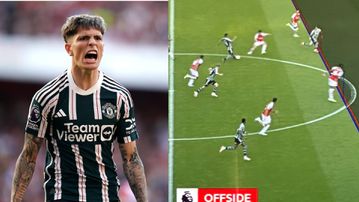 Arsenal vs Man United: Mike Dean agrees VAR angle for Garnacho's disallowed goal not 'ideal'