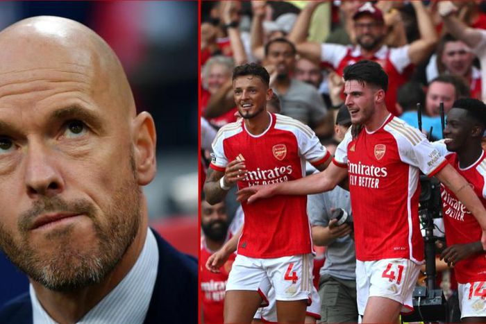 Erik ten Hag has come under fire for Manchester United's 3-1 defeat to Arsenal