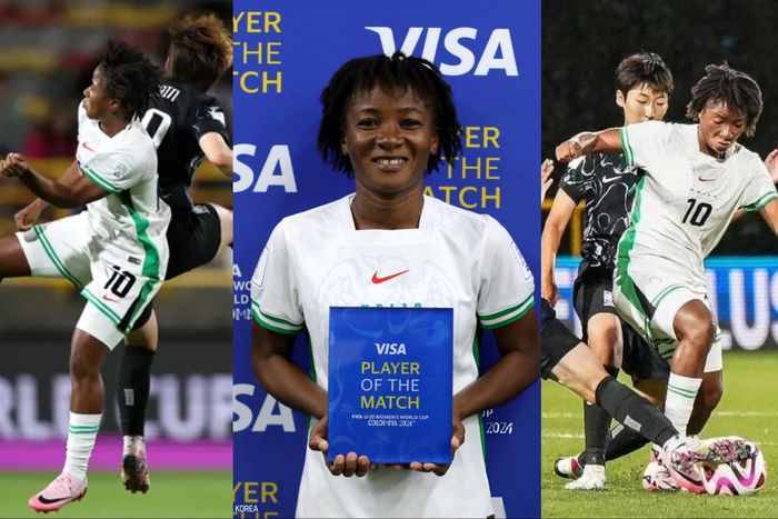 See what Nigeria's Falconets star Princess Ado Yina has to say after winning Player of the Match against Korea in FIFA U-20 Women's World Cup.