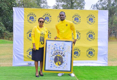 Harambee Stars Forward Ryan Ogam Given Heartwarming Departure by Tusker as he Departs for Wolfsberger