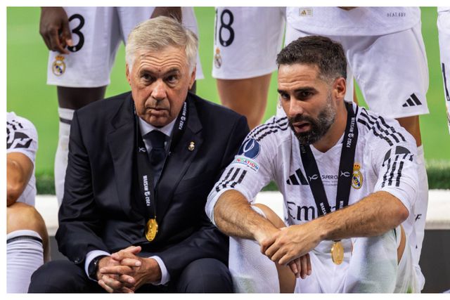 Dani Carvajal and Ancelotti