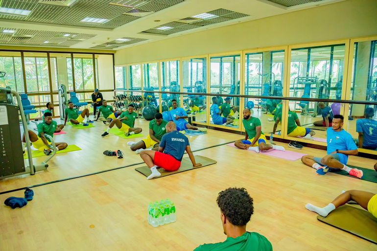 The Amavubi of Rwanda have arrived in Uyo and hit the gym for the World Cup Clash against the Super Eagles of Nigeria.