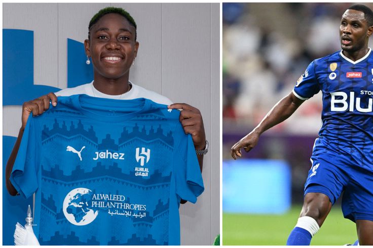 Ighalo Welcomes Agba Baller Oshoala to Al Hilal