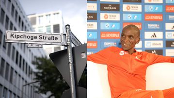 Is there a German street named after Eliud Kipchoge?