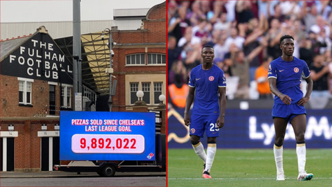 Pizza company mock Chelsea with live counter before Blues end goal drought against Fulham