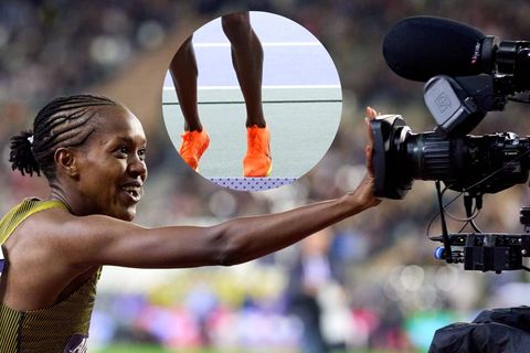 Faith Kipyegon reveals lucky American who bagged her running spikes from successful 2024 season