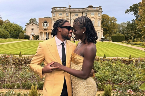 Gathering of Stars: Noah Lyles and Junelle Bromfield link up with Asher-Smith and other athletes at Olympians wedding