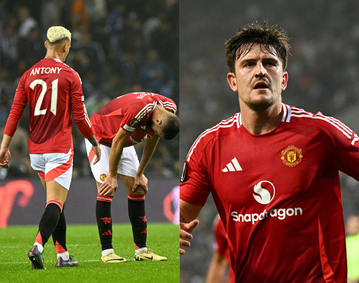 Harry Maguire to the rescue as 10-man Man United escape Porto onslaught