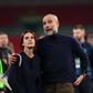 Fashion: Guardiola makes first public appearance after Man City guilty verdict