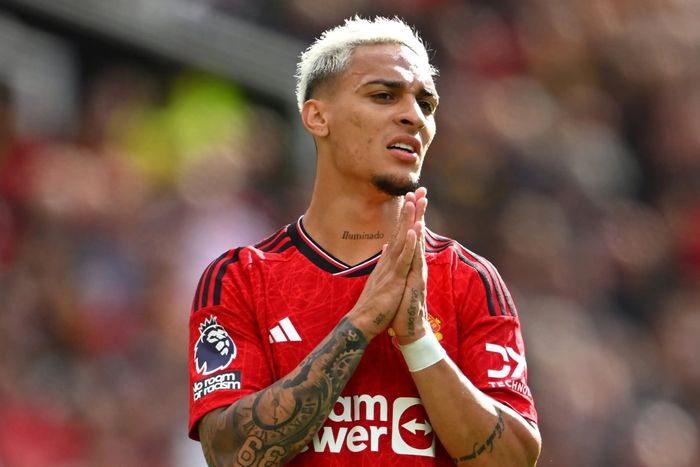 Manchester United winger Antony has been disappointing since joining the club || Image credit: GOAL