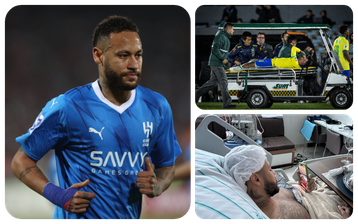 Neymar sidelined for ten months after a successful knee surgery