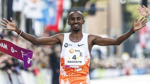 Netherlands' Abdi Nageeye outkicks Kenya's Evans Chebet to clinch 2024 New York Marathon as Olympic champion Tola settles for fourth