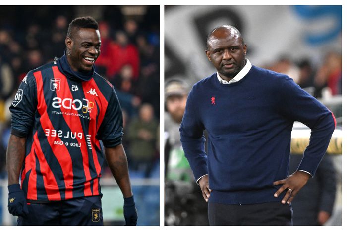 Balotelli publicly celebrates the sacking of Arsenal legend Patrick Vieira