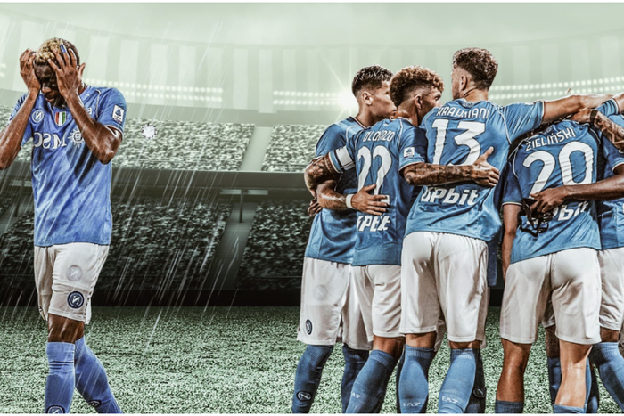 Victor Osimhen was isolated upfront by his teammates during the game against Inter Milan |Pulsesports.ng