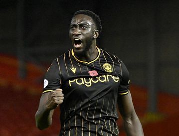 Bevis Mugabi: Uganda Cranes defender on target for Motherwell in a thrilling draw against Dundee