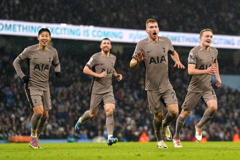 Manchester City throw away two points as late Kulusevski goal snatches draw for Tottenham