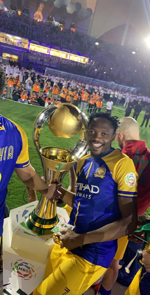 Musa with the Saudi League title
