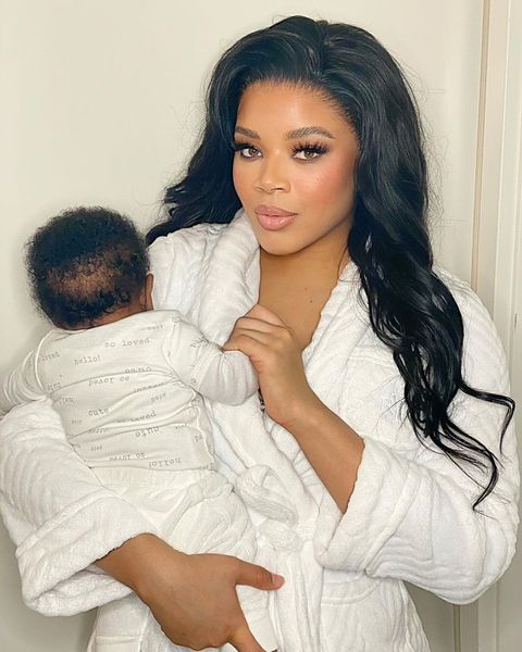 Melanie Kamayou and Andre Onana child