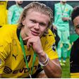Erling Haaland and Jadon Sancho during their time together at Borussia Dortmund.