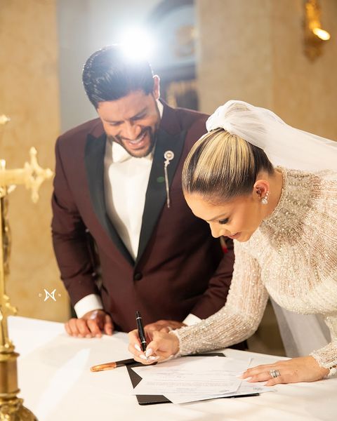 Brazilian footballer Hulk marries his ex-wife