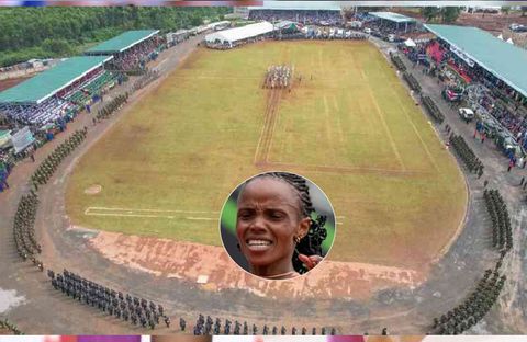 'We are suffering ' - Double Olympic champion Beatrice Chebet makes huge plea as she decries sorry state of Kericho's Kiprugut Chumo Stadium