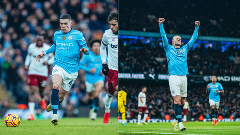 KDB surpasses Fabregas as Man City romp West Ham